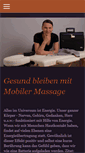 Mobile Screenshot of jill-massage-service.de