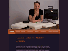 Tablet Screenshot of jill-massage-service.de